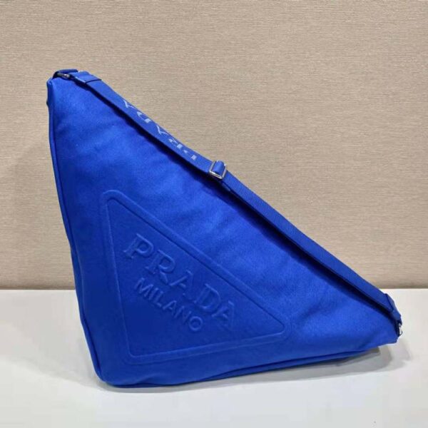 Prada Women Canvas Prada Triangle Bag-Navy (2)