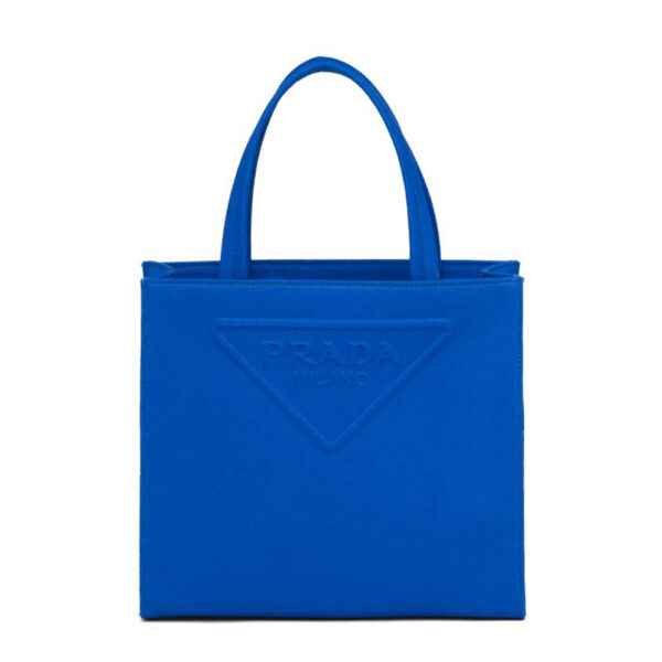 Prada Women Drill Tote Handles Bag-Blue (1)