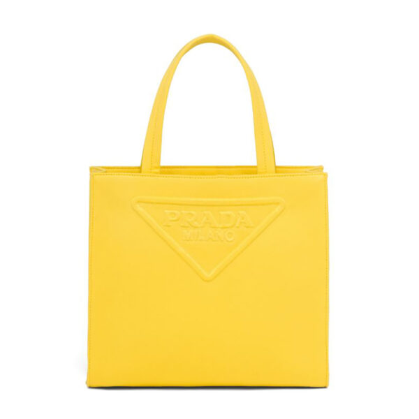 Prada Women Drill Tote Handles Bag-Yellow (1)