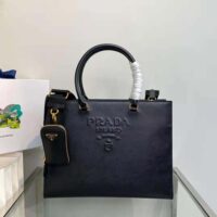 Prada Women Large Saffiano Leather Handbag-Black (1)