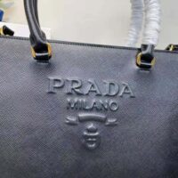 Prada Women Large Saffiano Leather Handbag-Black (1)