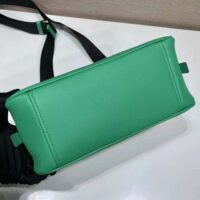 Prada Women Leather Prada Triangle Bag-Green (1)