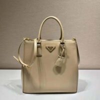 Prada Women Medium Prada Galleria Saffiano Leather Bag-sandy (1)