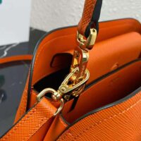 Prada Women Medium Saffiano Leather Prada Matinée Bag-orange (1)