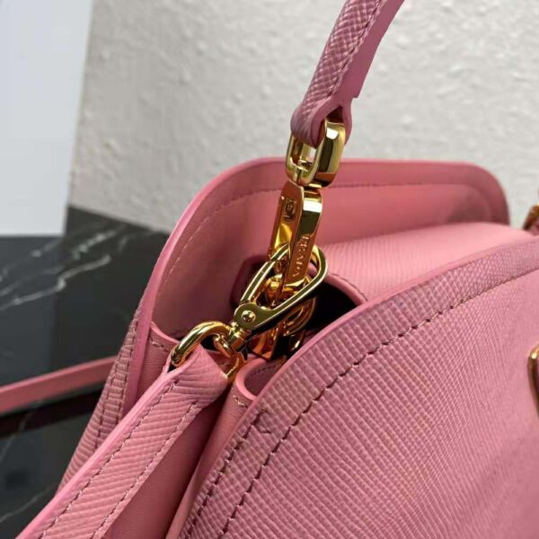Prada Women Medium Saffiano Leather Prada Matinée Bag-pink (8)