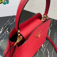 Prada Women Medium Saffiano Leather Prada Matinée Bag-red (1)