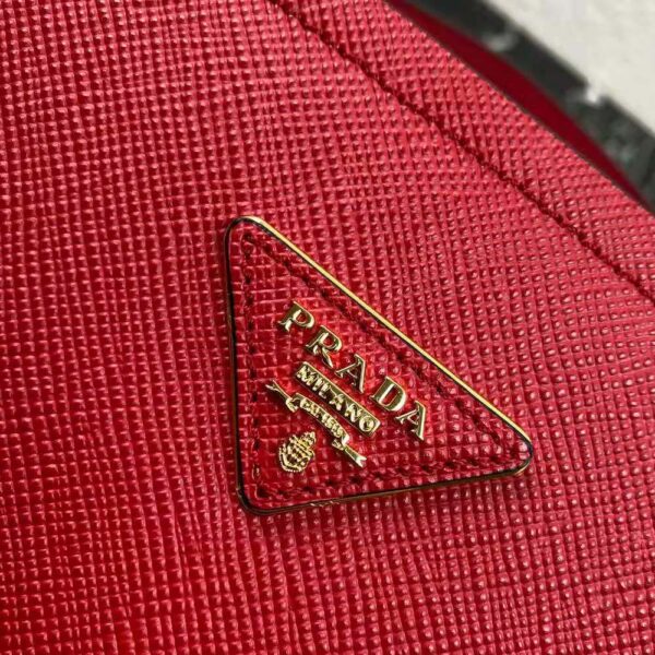 Prada Women Medium Saffiano Leather Prada Matinée Bag-red (9)