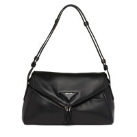 Prada Women Padded Nappa Leather Prada Signaux Bag-black (1)