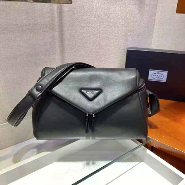 Prada Women Padded Nappa Leather Prada Signaux Bag-black (2)