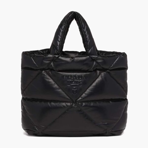 Prada Women Padded Nappa Tote Bag-Black (1)