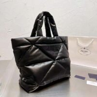 Prada Women Padded Nappa Tote Bag-Black (1)