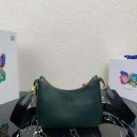 Prada Women Prada Re-Edition 2005 Saffiano Leather Bag-dark green (1)