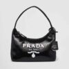 Prada Women Re-Edition 2000 Sequined Re-Nylon Mini-Bag-Black