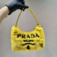 Prada Women Re-Edition 2000 Terry Mini-Bag-Yellow (1)