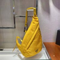 Prada Women Re-Nylon and Leather Backpack-Yellow (1)