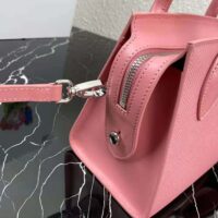 Prada Women Saffiano Leather Prada Monochrome Bag-pink (1)