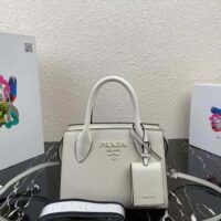 Prada Women Saffiano Leather Prada Monochrome Bag-white (1)