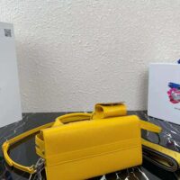 Prada Women Saffiano Leather Prada Monochrome Bag-yellow (1)