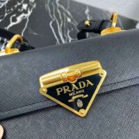 Prada Women Saffiano Leather Prada Symbole Bag-black (1)