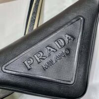 Prada Women Saffiano Prada Triangle Bag-Black (1)