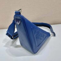 Prada Women Saffiano Prada Triangle Bag-Navy (1)