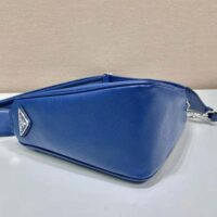 Prada Women Saffiano Prada Triangle Bag-Navy (1)