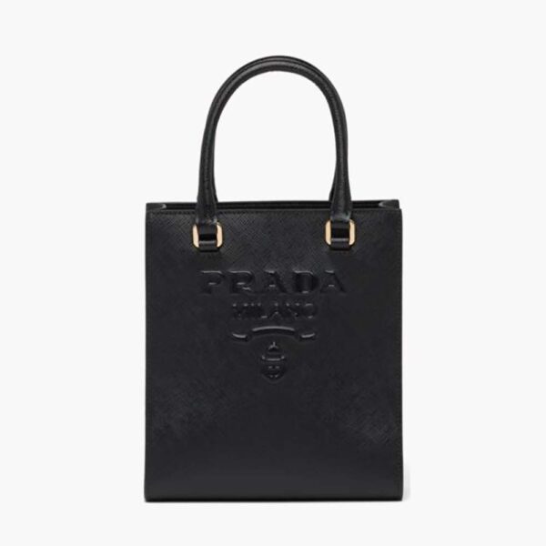 Prada Women Small Saffiano Leather Handbag-Black (1)