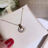 Bvlgari Bvlgari Necklace Ircular Motif has Evolved Into a Fresh Openwork Design (1)