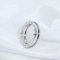 Bvlgari Women B.Zero1 One-Band Ring in 18 KT White Gold (1)