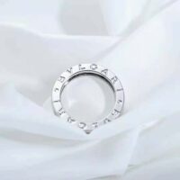 Bvlgari Women B.Zero1 One-Band Ring in 18 KT White Gold (1)