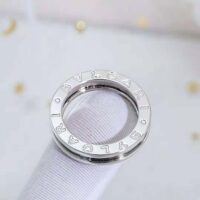 Bvlgari Women B.Zero1 One-Band Ring in 18 KT White Gold (1)