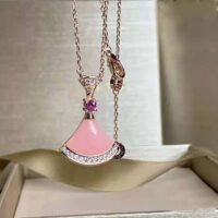 Bvlgari Women Divas Dream Necklace in 18 KT Rose Gold (1)