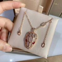 Bvlgari Women Serpenti Necklace in 18 KT Rose Gold (1)