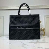 Dior Book Tote Black Dior Oblique Embossed Calfskin (1)