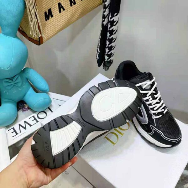 Dior Men B30 Sneaker Black Mesh and Technical Fabric (8)