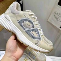 Dior Men B30 Sneaker Cream Mesh and Technical Fabric (1)