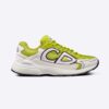 Dior Men B30 Sneaker Yellow Mesh and White Technical Fabric