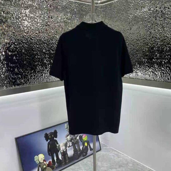 Dior Men CD Icon Polo Shirt Black Cotton Pique (6)