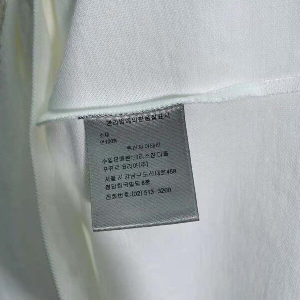 Dior Men CD Icon Polo Shirt White Cotton Pique (9)