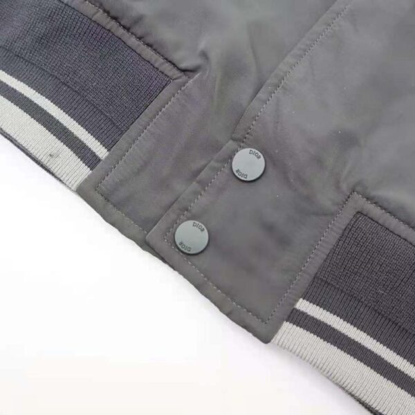 Dior Men Christian Dior Atelier Teddy Blouson Gray Technical Faille (8)