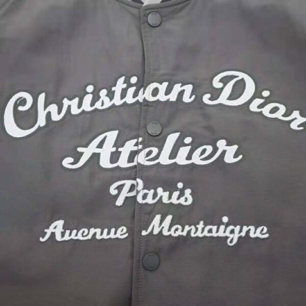 Dior Men Christian Dior Atelier Teddy Blouson Gray Technical Faille (9)