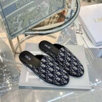Dior Men Indior Mule Beige and Black Dior Oblique Jacquard (1)