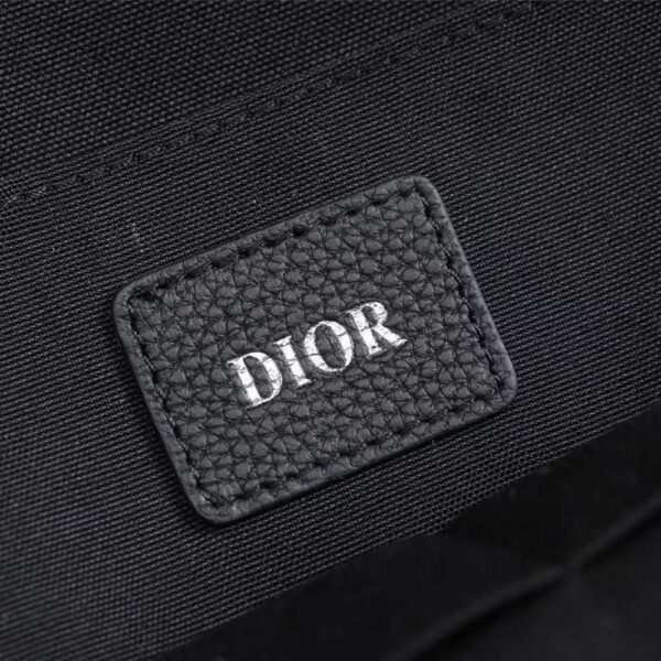 Dior Men Rider Backpack Black Dior Oblique Jacquard (10)