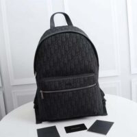 Dior Men Rider Backpack Black Dior Oblique Jacquard (1)