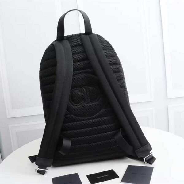 Dior Men Rider Backpack Black Dior Oblique Jacquard (4)