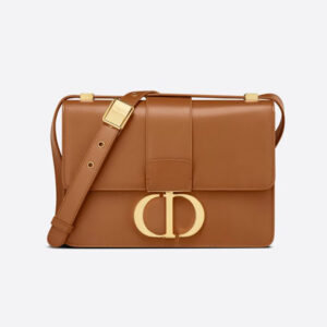 Dior Women 30 Montaigne Bag Des Vents Box Calfskin-Brown