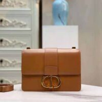 Dior Women 30 Montaigne Bag Des Vents Box Calfskin-brown (1)