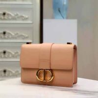 Dior Women 30 Montaigne Bag Des Vents Box Calfskin-pink (1)