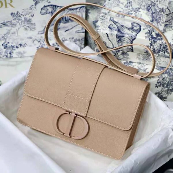 Dior Women 30 Montaigne Bag Ultramatte Grained Calfskin-carmine (2)
