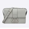 Dior Women 30 Montaigne Bag Ultramatte Grained Calfskin-Silver